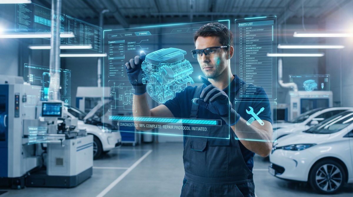 蓝颜AI修车视频技术